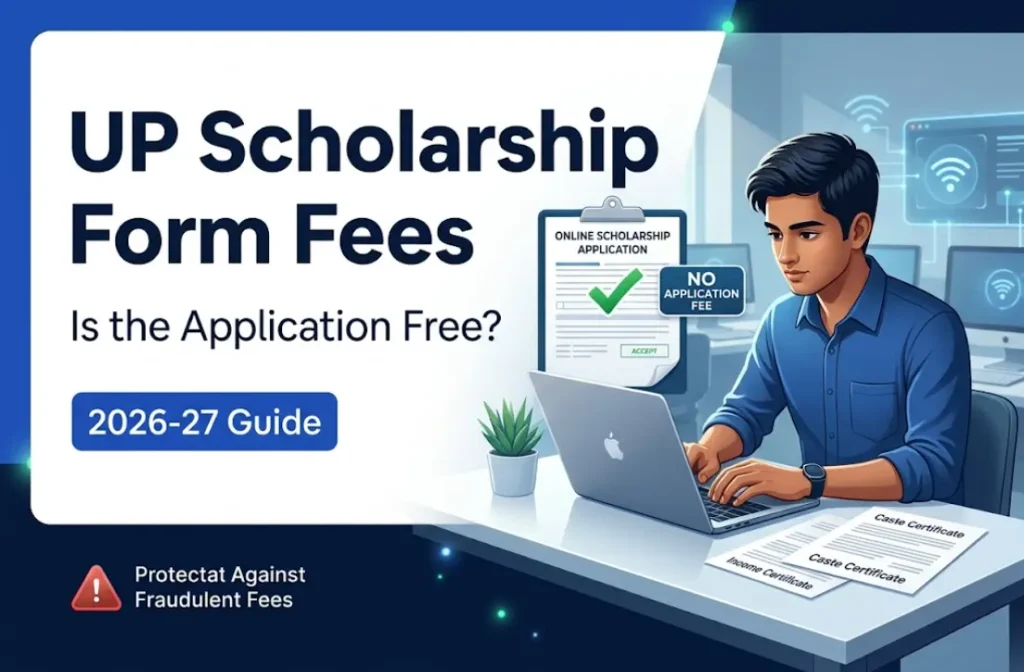 UP Scholarship Form Fees 2026-27
