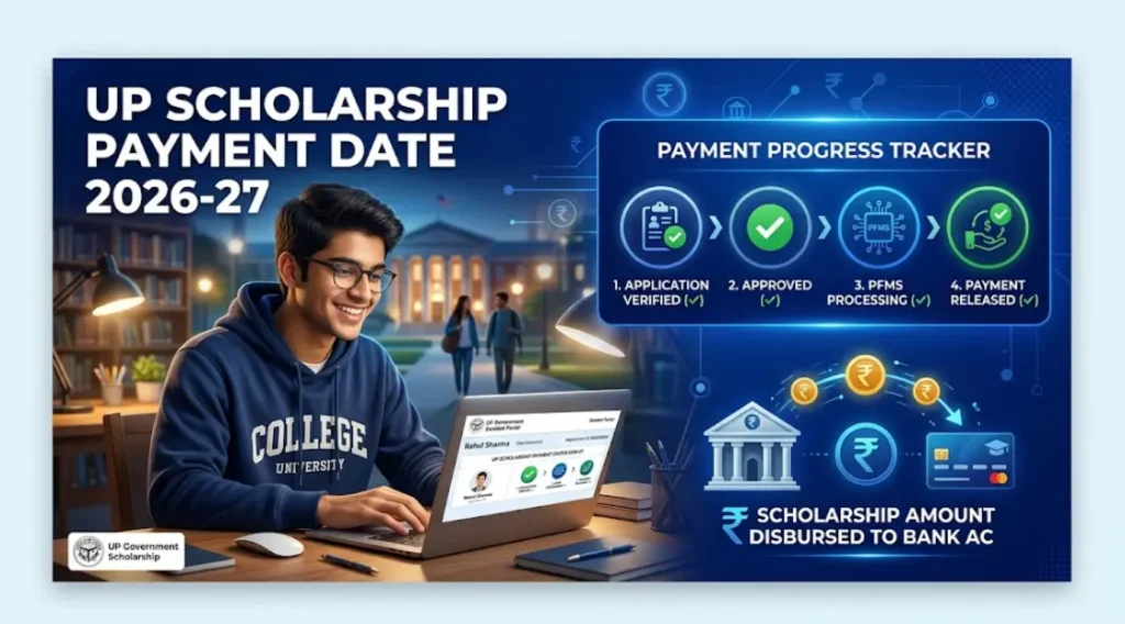 UP Scholarship Payment Date 2026-27: पैसा कब आएगा 1 UP Scholarship Payment Date 2026-27